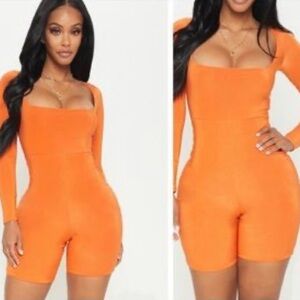 pretty little thing long sleeved romper size plus size 2x/3x Nwt